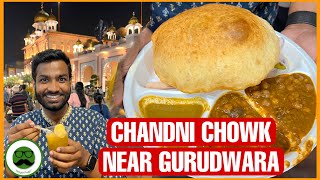 Chandni Chowk Near Gurudwara Street Food  Veggie Paaji [upl. by Earleen595]