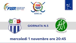 Serie A1  Giornata n5  Why Sport HC Valdagno x Indeco AFP Giovinazzo [upl. by Eneleh]