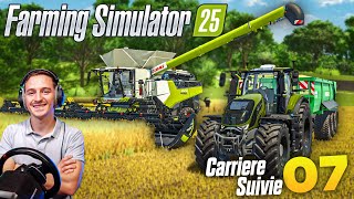 GROSSE MOISSON  FARMING SIMULATOR 25  Carrière Suivie 7 [upl. by Ellehcram]