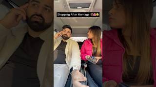 Shopping After Marriage 😱 comedy rajatswati funny swatimonga couplegoals swatimast ytshorts [upl. by Yetti]