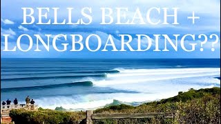 BELLS BEACH on a LONGBOARD  The Rip Curl Pro History  The Sunday Glide 73  with Ben Considine [upl. by Kelcy543]