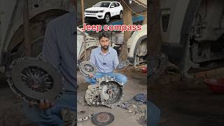 Jeep compass clutch plate pressure plate replacementyoutubeshorts shorts yt automobile [upl. by Sukul928]