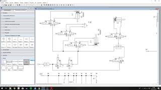 CIRCUITO NEUMATICO FluidSIM [upl. by Jannery]