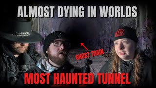 World’s MOST HAUNTED TUNNEL Almost KILLS Us😨 [upl. by Aible544]