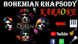 Bohemian Rhapsody  Queen  Karaoke song playback instrumental video backing track music with lyrics [upl. by Neerroc]