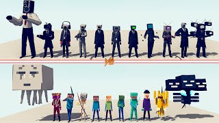 CAMERAMAN TEAM vs MINECRAFT TEAM  Totally Accurate Battle Simulator TABS [upl. by Theron]