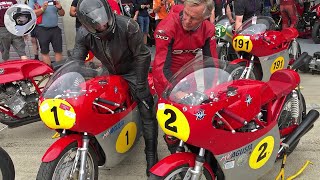 MV Agusta 3506 5003 and 5004  timeless sound of classic racing motorcycles [upl. by Schram156]