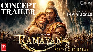 Ramayana  Concept Trailer  Sunny Deol  Ranbir Kapoor  Sai Pallavi Yash  Nitesh Tiwari  2025 [upl. by Gant]