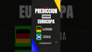 ¿Quién Ganará Predicción Alemania vs Escocia 🔥Eurocopa 2024🏆📈 [upl. by Tilly]