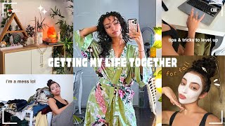 GETTING MY LIFE TOGETHER  fall reset vlog  tips for selfcare amp organization [upl. by Nairda]