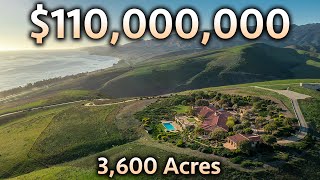 Touring a 110000000 California Ranch With 3 MEGA MANSIONS [upl. by Nairdad]