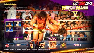 WWE 2K24 Showcase quotRavishingquot Rick Rude vs The Ultimate Warrior  WrestleMania 5 [upl. by Elfont]