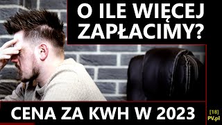 Cena prądu 2023  PGE Tauron Enea Energa  co powyżej 2000 kWh [upl. by Stanton]