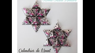 DIY Calendrier de lAvent facile et étoilé  tutoriel [upl. by Lemmor]