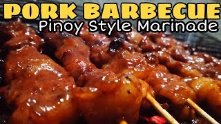 PORK BARBECUE  PORK BBQ MARINADE  HOMEMADE BBQ MARINADE  BARBEQUE MARINADE  HOW TO MARINATE PORK [upl. by Iamhaj]