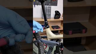 Fix Moving Seatpost 😬 mtb shrots [upl. by Anileva]