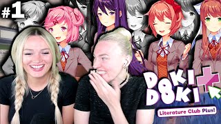 Doki Doki Literature Club Gameplay DDLC Plus  An Unexpected Horror  Blind First Playthrough Ep 1 [upl. by Panta]