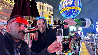 The BEST New Year’s Eve in LAS VEGAS Beer Park Vlog [upl. by Adnawad753]