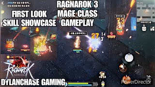 RAGNAROK 3  MAGE CLASS GAMEPLAY  FIRST LOOK  SKILL SHOWCASE  DYLANCHASE GAMING [upl. by Sadye]