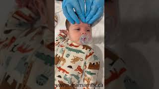 craniosacral therapy on baby [upl. by Rodnas]