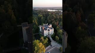 Zamek w Kórniku Kornik castle in Poland wielkopolska dronem drone footage dji mini 4 pro 4k [upl. by Ycniuqed]