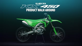 The AllNew 2024 Kawasaki KX450  Official Product WalkAround [upl. by Brill]