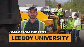 Hands On Training LeeBoy University for the Paving Professional [upl. by Nuahsyd]