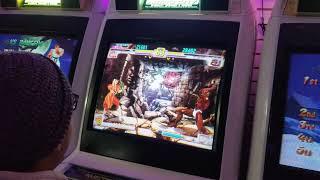 3rd strike looking nutty Brooklyn video games arcade [upl. by Tenrag]