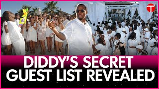 Diddys Alleged Party Guest List Goes Viral [upl. by Acirat]