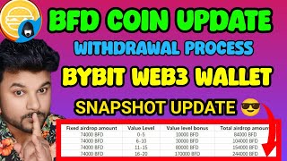 BFD COINS Snapshot Update Complete l BFD COIN Token Distribution Livel l BFD COIN listing Web3 Wal [upl. by Magee869]