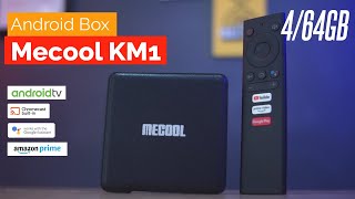 Android Box Mecool KM1 Collective Edition 464GB Android Certified OS Built In Chrome Cast [upl. by Nnaerb]