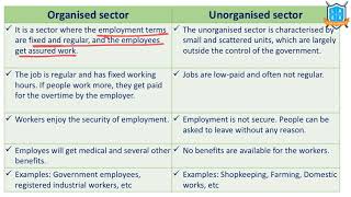 What is Organised vs Unorganised Sector  Organised vs Unorganised Sector అంటే ఏమిటిLa Excellence [upl. by Asaret159]