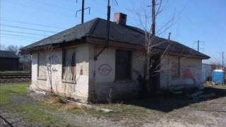 Middle River Amtrak AEM7s amp Abandoned Station [upl. by Atalie]