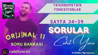 Orijinal Yayınları 11 Sınıf Soru Bankası l TRİGONOMETRİK FONKSİYONLAR 3439 [upl. by Assirual]