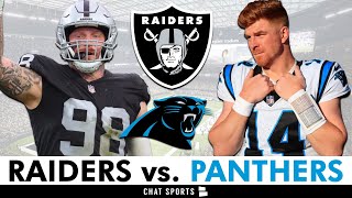 Las Vegas Raiders vs Carolina Panthers  2024 NFL Week 3 Preview [upl. by Atinek286]