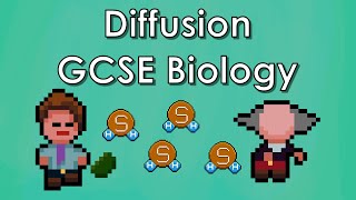 Diffusion Explained  Biology WJECAQA  GCSE REVISION [upl. by Tennes]