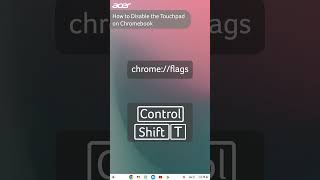 How to Disable the Touchpad on Chromebook [upl. by Oicirbaf]