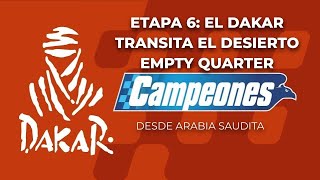 DAKAR 2024  ETAPA 6 DESDE ARABIA SAUDITA  Campeones 110124 [upl. by Marlon]