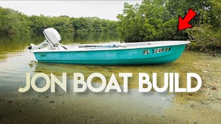 FIBERGLASS JON BOAT DIY Project COMPLETE BUILD [upl. by Allys]