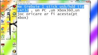 Tutorial cum adaugi un joc pe Xbox360 modat USB [upl. by Ahsinej146]