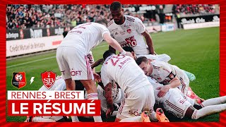 Rennes 45 Brest  Le résumé et les buts 🔴⚪ [upl. by Adiell]