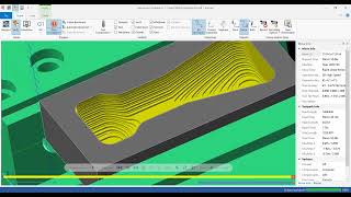 Mastercam 3D mill Mold Cavity [upl. by Greene]