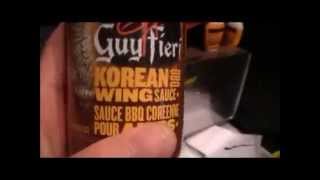 Review of  Guy Fieri Korean BBQ Wings sauce [upl. by Ahseenak]