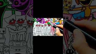 Poppy Playtime Coloring Page playtime drawing [upl. by Naamann]