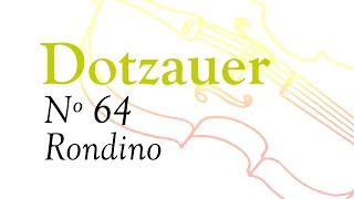 Nº 64 Rondino  F Dotzauer método para violoncello Volumen 1 [upl. by Eisnil]