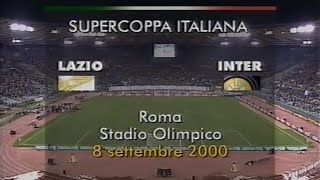 LazioInter 43 Supercoppa Italiana 2000  quotCanale 5quot [upl. by Ardisi]