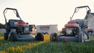 Honda Commercial vs Residential Mower  HRX217 amp HRC216 [upl. by Coney323]