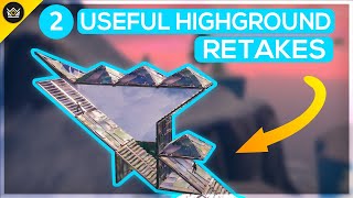 Two Useful High Ground Retakes Creative Building Drills Fortnite Battle Royale [upl. by Ellekcim]