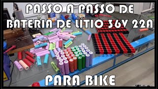 NOVA BATERIA DE LITIO 20A 36V PARA BIKE [upl. by Yblocaj]