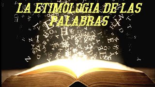 Etimología de las palabras [upl. by Phyllys]